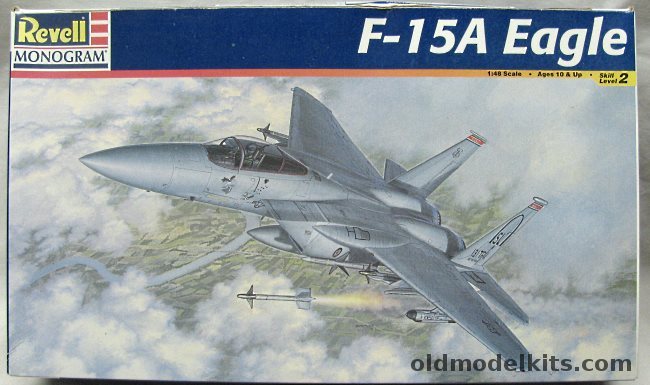 Monogram 1/48 F-15 Eagle - 131 TFW Missouri Air National Guard 1998 / 122 FS 159 FG Louisiana Air National Guard 1998, 85-5837 plastic model kit
